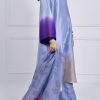 Forever Blue Oversized Ombre Raw Silk Tunic Set - Image 2