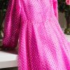 Diva Pink Organza Crystal Embellished Set - Image 2