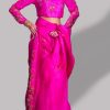 Diva Pink Embellished Organza Sari