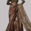 Almondine Embellished Organza Sari
