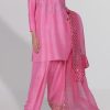 Satchet Pink Raw Silk Set