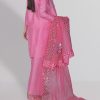 Satchet Pink Raw Silk Set - Image 2