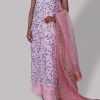Rose Shadow Raw Silk Set