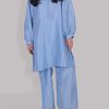 Blue Bell Raw Silk Tunic Set