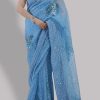Bonnie Blue Embellished Organza Sari
