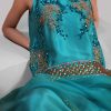 Veredian Green Embellished Raw Silk Set - Image 2