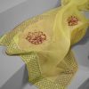 Verbena Yellow Embellished Raw Silk Set - Image 3