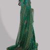 Emerald Green Raw Silk Set - Image 2