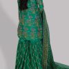 Emerald Green Raw Silk Set - Image 3