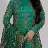 Emerald Green Raw Silk Set - Image 4