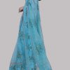 Petit Four Embellished Organza Sari - Image 2