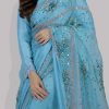 Petit Four Embellished Organza Sari - Image 4