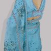 Petit Four Embellished Organza Sari - Image 5
