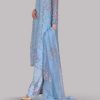 Cashmere Blue Embellished Organza Set - Image 2