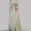 Egret Embellished Raw Silk Set