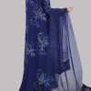 Black Iris Raw Silk Maxi Set - Image 3