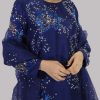 Black Iris Raw Silk Maxi Set - Image 4