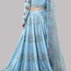 Baltic Sea Lehenga Choli Embellished Set - Image 3