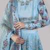 Baltic Sea Lehenga Choli Embellished Set - Image 4