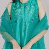 Spectra Green Embellished Maxi Set - Image 4
