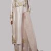 Moon Light Raw Silk Embellished Set