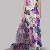 White Swan Printed Embellished Maxi Set
