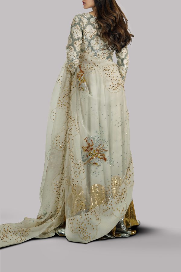 Egret Embellished Lehenga Choli Set - Image 3