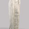 White Swan Block Printed and Embellished Organza Sari - Image 3