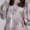 Silver Grey Raw Silk Tunic Set - Image 2