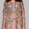 Rugby Tan Embellished Organza Maxi Dress - Image 2