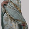 Ice Blue Italian Silk Cloqué Maxi Set - Image 4