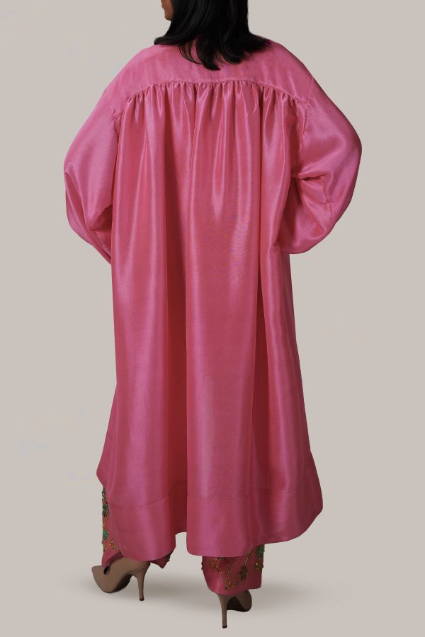 Fandango Pink Raw Silk Jacket Set - Image 3