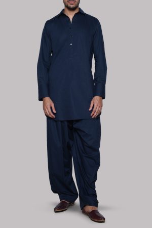 Navy Blue Cotton Set