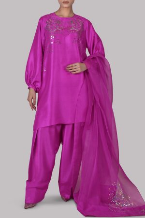 Byzantium Embellished Raw Silk Set