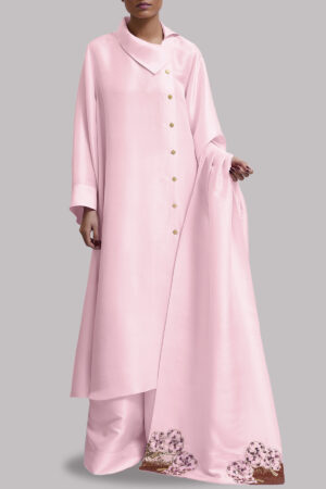 Pirouette Embellished Raw Silk Set