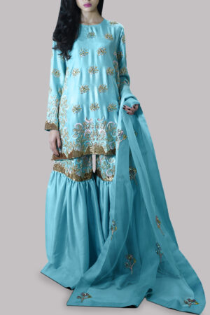 Petit Four Embellished Gharara Set