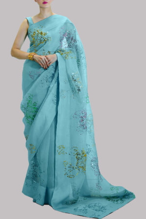 Antigua Sand Embellished Sari
