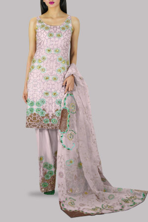 Blushing Bride Embellished Raw Silk Set